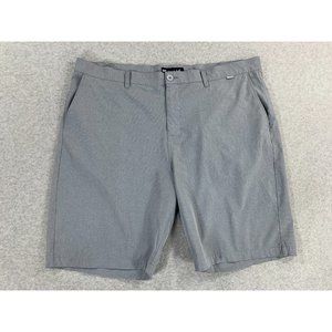 Travis Mathew Polyester Blend Flat Front Casual Shorts (Men's 42) Gray